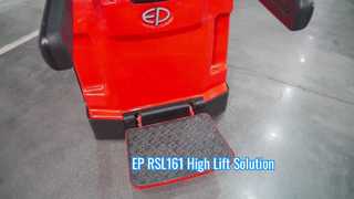 Demo impilatore walkie-talkie EP RSL161 da 1600 kg | Movimentazione di materiali ad alto sollevamento