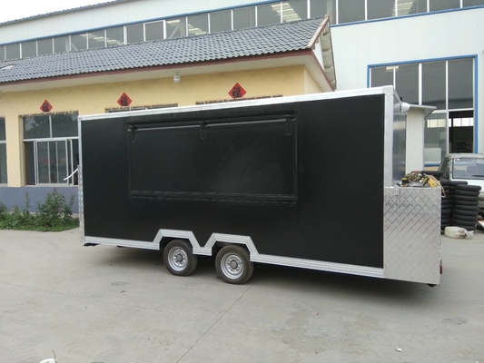 Affordable Outdoor Mobile Kitchen Hot Dog Cart Halal Pizza Food Truck Mobile BBQ Food Trailer Completamente attrezzato