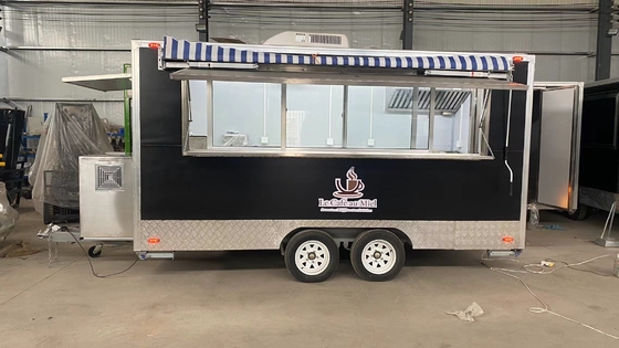 AffordableCustom Fast Food Carts Cheap Mobile Food Truck Hot Dog Stand Ice Cream Cart Mobile Food Trailer in vendita