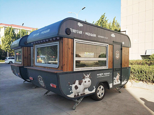 Australia Standard Outdoor Mobile Food Trailer Caffè Gelato Hot Dog Pizza Snack Ritorno