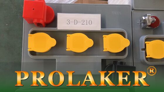 6 ciclo profondo del carrello elevatore di volt 210Ah 3-D-210 della batteria acida al piombo della trazione per il carretto di golf