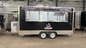 Food trailer Coffee Hot Dog Food Carts con cucina completa, Mobile Ice Cream Food Trailer