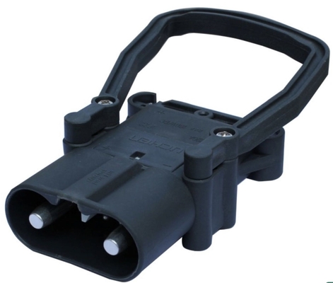 CE certificato CE Connettore batteria per carrello elevatore a prova di acido maschile Durevole certificato con guscio di terminale PP resistente