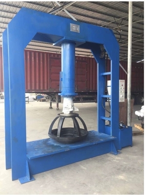 Compatto TP120 Forklift Tire Press Machine 380V con certificazione CE per pneumatici industriali solidi