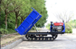 26.6HP Macchine per l'estrazione di minerali Dumping laterale stile GF3500 Rubber Track Crawler Dumper