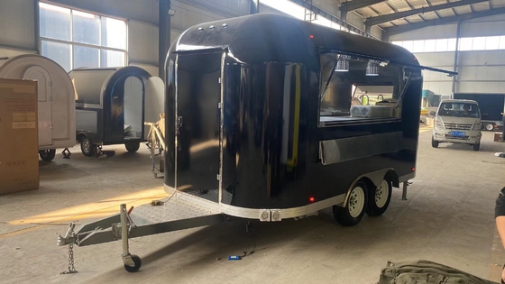 Affordable CE Custom food trailers Camper Van Snack Catering Cart Food Trailer completamente attrezzato