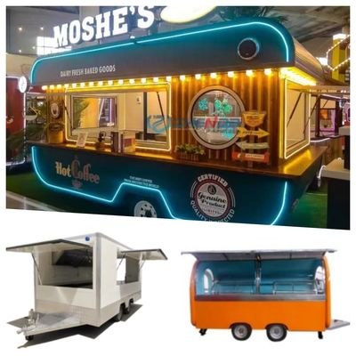 Multifunzionale Modulare Commerciale Food Business Mobile Trailer adatto a tutti gli scenari
