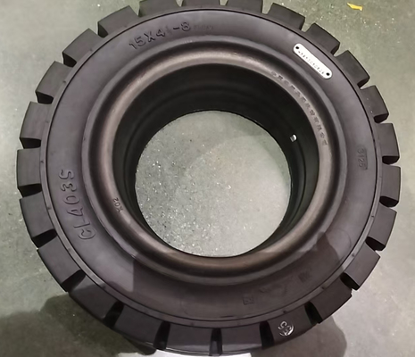 Pneumatici antiforatura resistenti 125/75-8 con sistema rapido Pneumatici pieni per carrelli elevatori