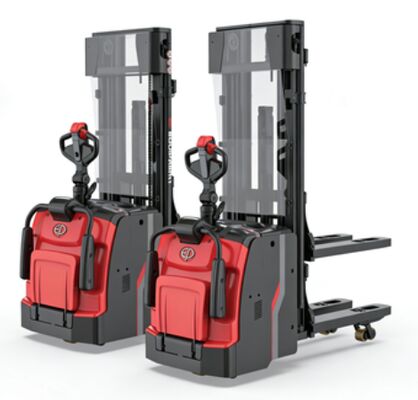 Stoccatore EP Li-ion per impieghi gravosi con piattaforma pieghevole 1600kg RSL161 per applicazioni impegnative e trasporto a lunga distanza con batteria 24V/280Ah e caricabatterie 24V/100A