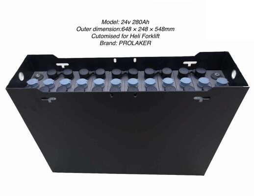 Batteria per carrelli elevatori a piombo a basso consumo di 24V 280Ah per Heli CBD25L-J2
