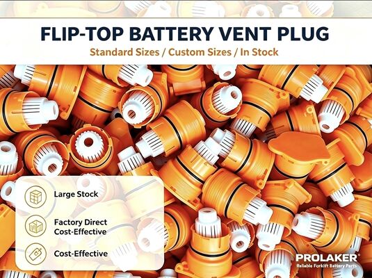 Vendita all'ingrosso di fabbrica Tappo di sfiato Flip Top ad alte prestazioni con design riutilizzabile a tenuta ermetica ignifugo per batterie per carrelli elevatori