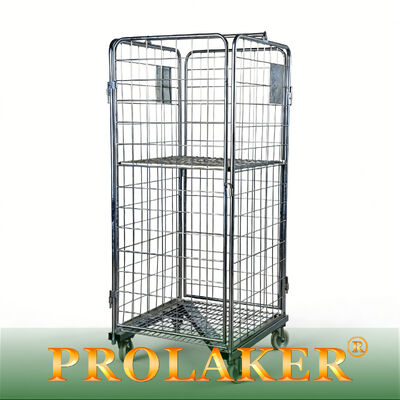 Tipo Z Cage a rotoli di magazzino Dimensione personalizzabile Capacità di carico Forma retta pieghevole per il fatturato dei materiali